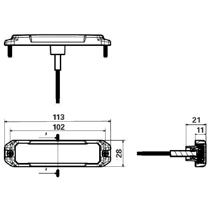 Fabrilcar - 42-4056-001 - Luce stroboscopica LED