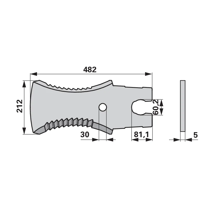 FRANK - 00.1391.830.0 - Coltello per carro autocaricante