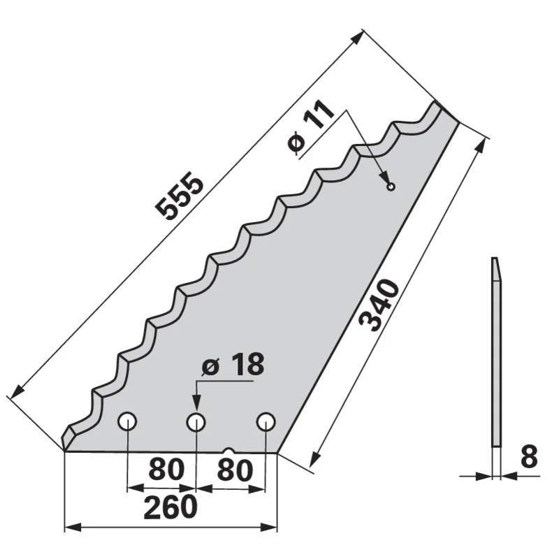 FRANK - 60903509 - Coltello per carro miscelatore