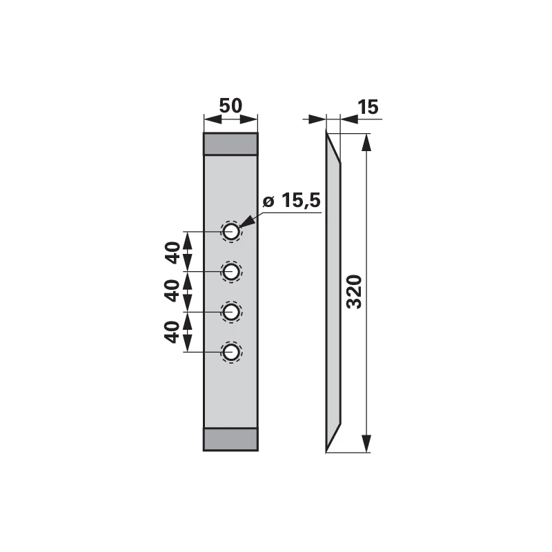FRANK - 650.004900 - Vomere a scalpello