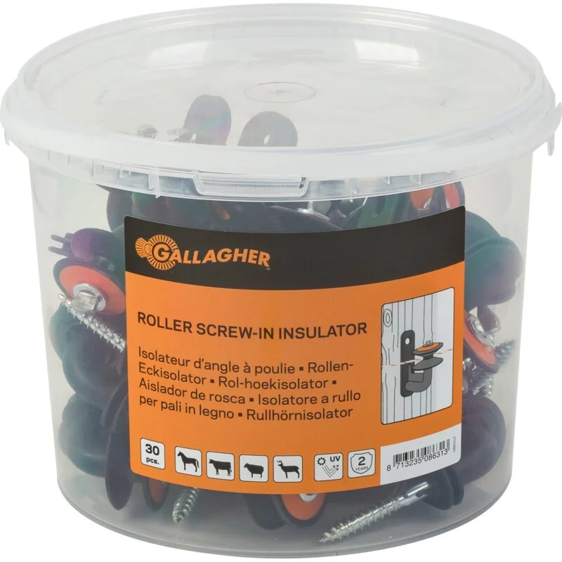 Gallagher - 086313 - Isolatore angolare a rullo