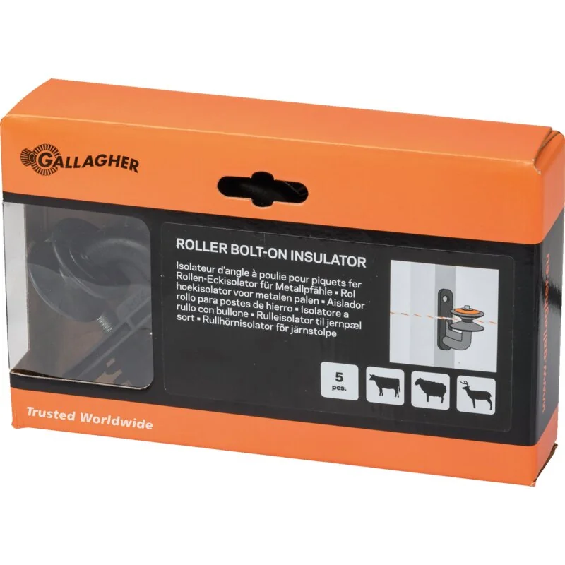 Gallagher - 086528 - Isolatore angolare a rullo