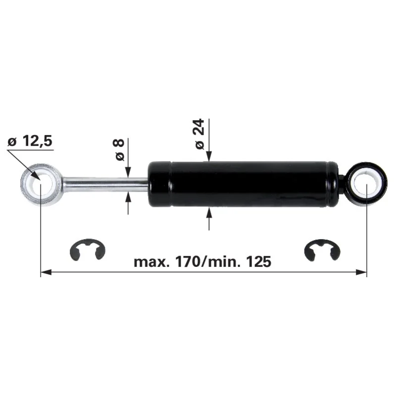 Grammer - 1081800 - Ammortizzatore