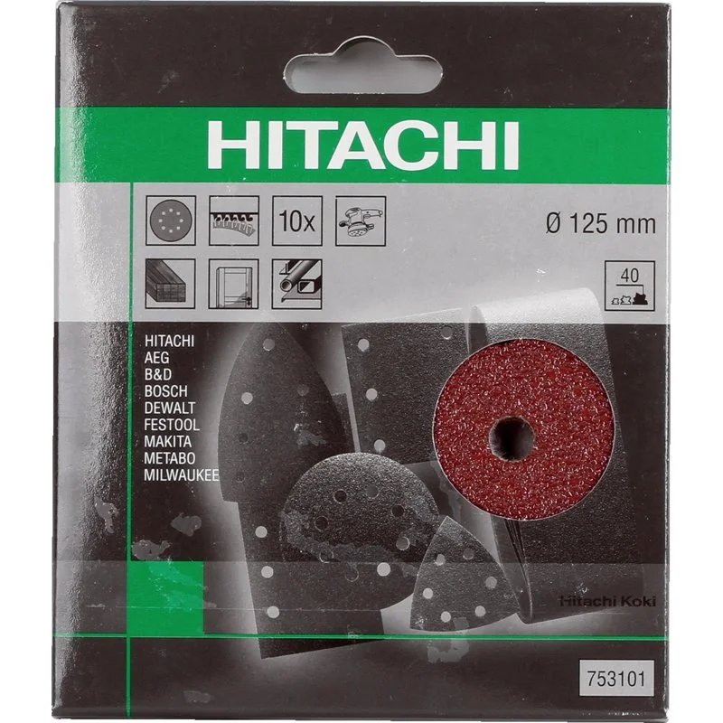Hikoki - 753101 - Dischi abrasivi in velcro