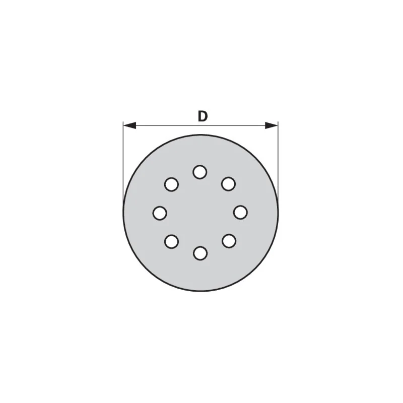 Hikoki - 753107 - Dischi abrasivi in velcro
