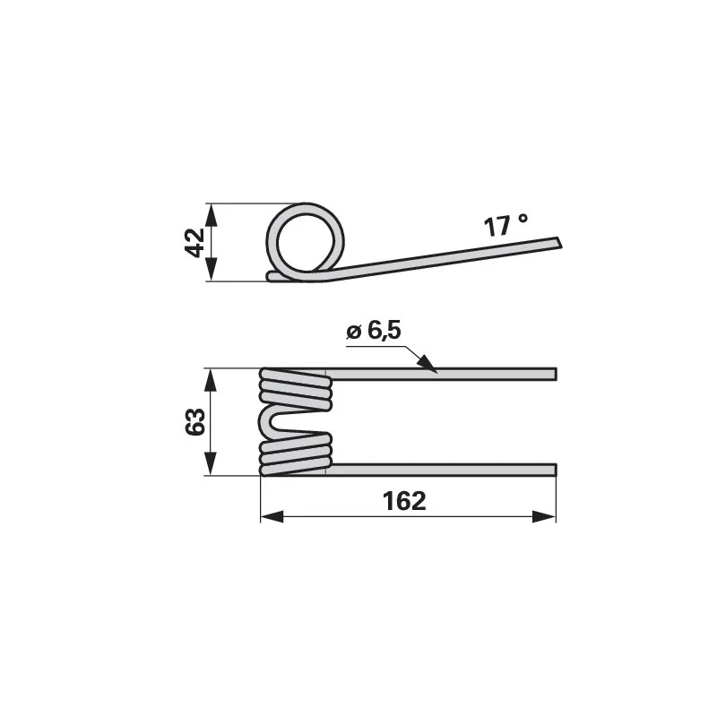 HILL RAKE - 0.4016.721.0 - Dente per rastrello a nastro