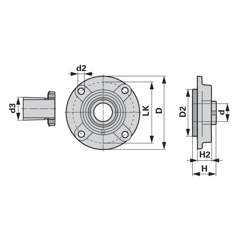 INA FAG - UKFC 210 - Cuscinetto a flangia