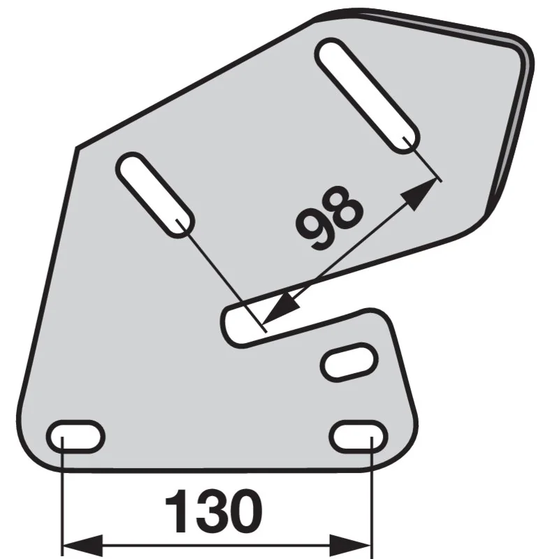 IQparts - 73-63311 - Supporto lamiera guida paglia