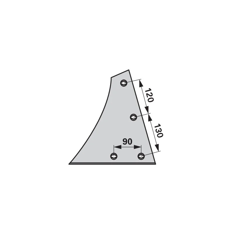 IQparts - H0403530 - Bordo lamiera sagomata