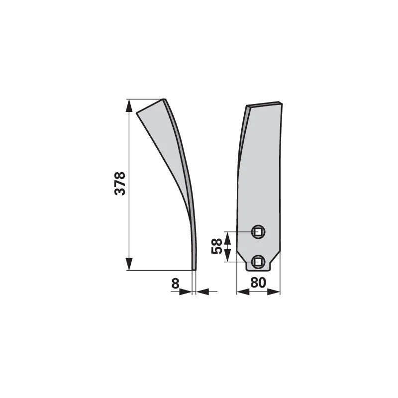IQparts - KM060253 - Deflettore sinistro