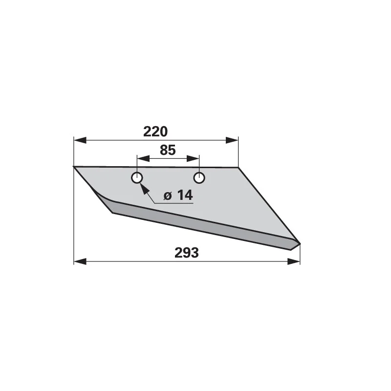 IQparts - Z23.356.01 - Vomeri del pre-aratro