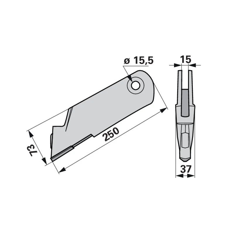 JPF - 00310262 - Vomere di seminatrice