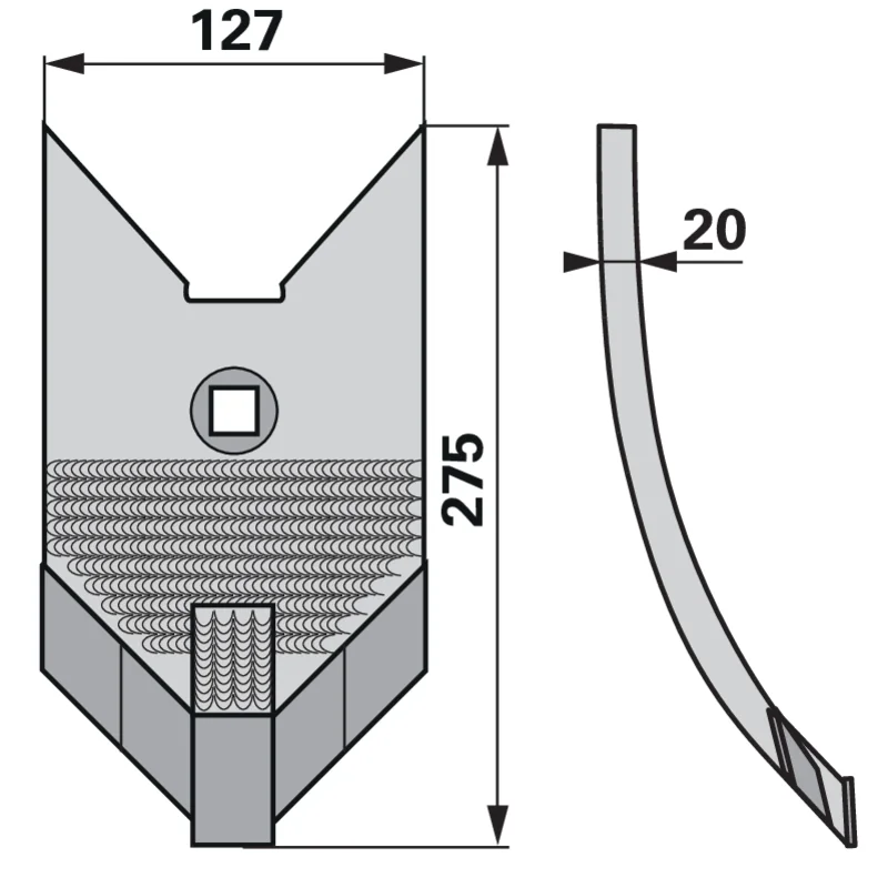 JPF - 3344442 - Vomeri per coltivatore