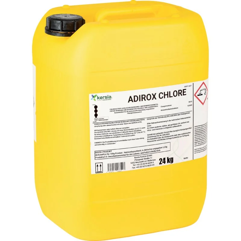 Kersia - ADIROX CHLORE - Detergente per mungitrici