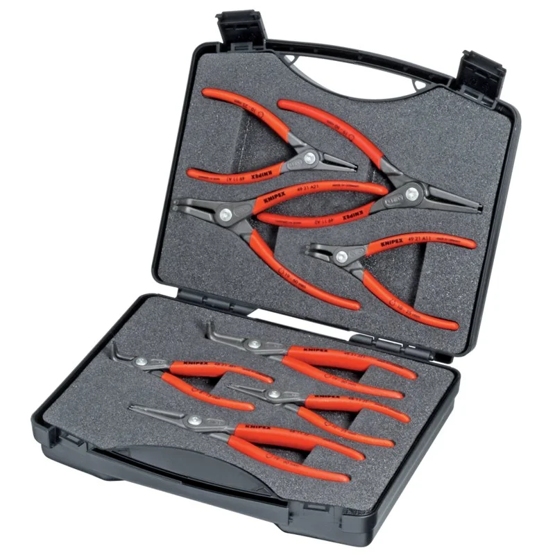 Knipex - 00 21 25 - Set di pinze per anelli di sicurezza