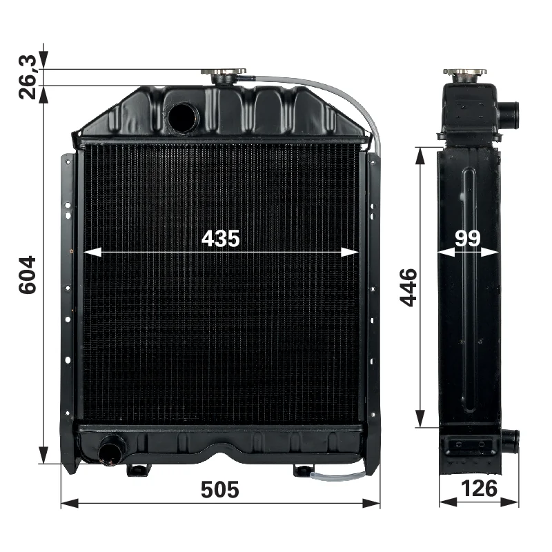 Mahle - JX55-90 - Radiatore