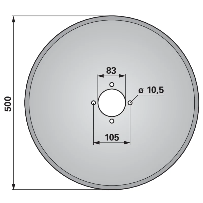 Molbro - 80662 - Disco vomere