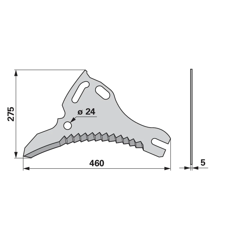MWS - 01067999 - Coltello per carro autocaricante