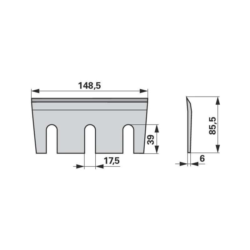 MWS - JDE81243 - Lama trinciatrice