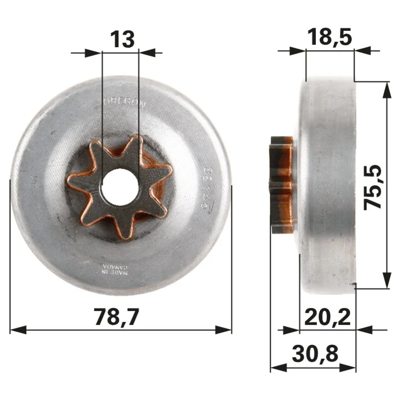 Prillinger Longlife - 38145X - Pignone per cingolo Longlife