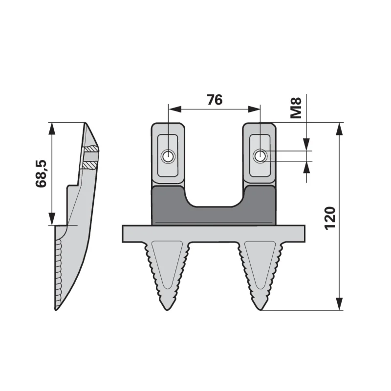 Rapid - 281402 - Dito mulching doppio