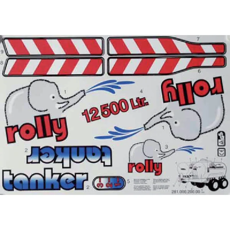 Rolly Toys - 28100020000 - Set di adesivi
