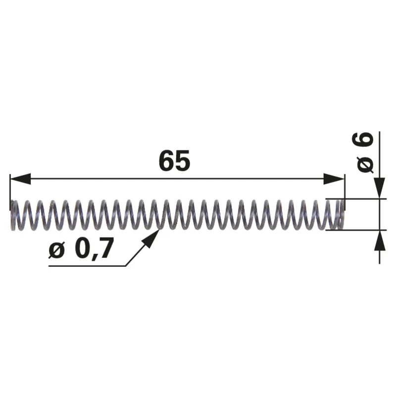 Rotax - 938120 - Molla scorrevole