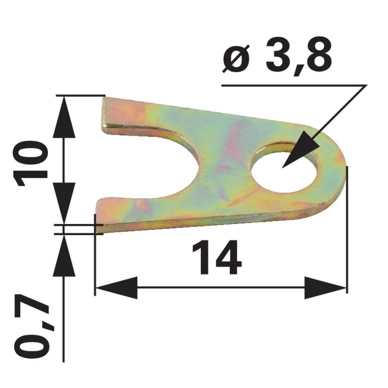 Rotax - 962185 - Piastra di fissaggio