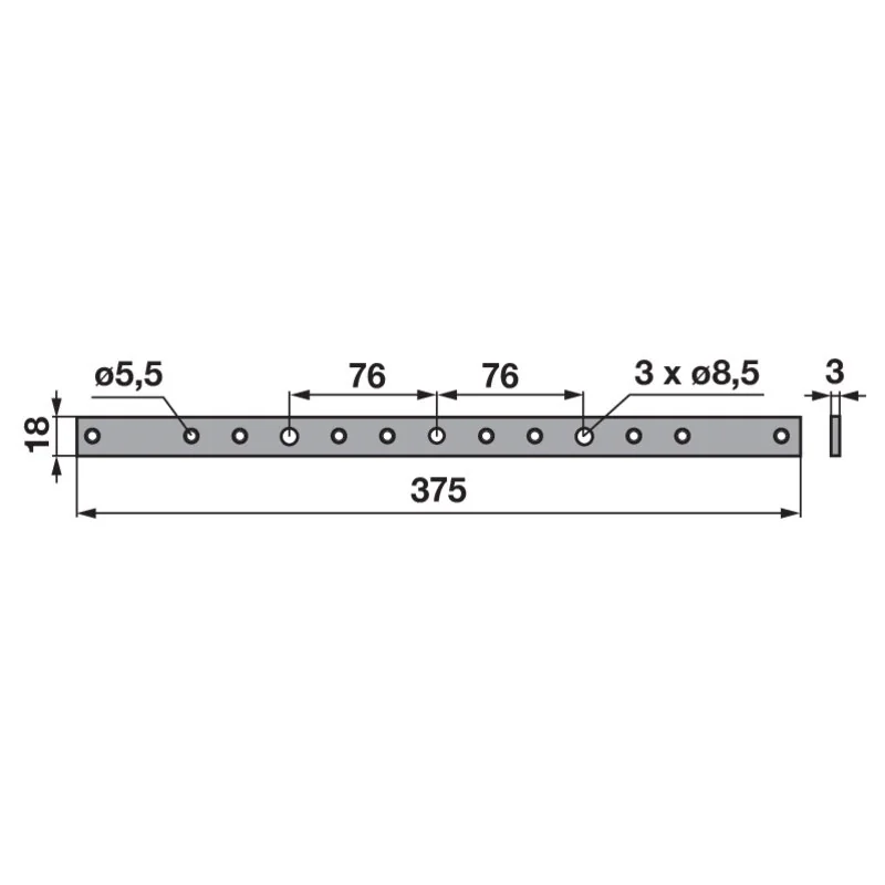 Schröckenfux - H105201350 - Piastra di trascinamento