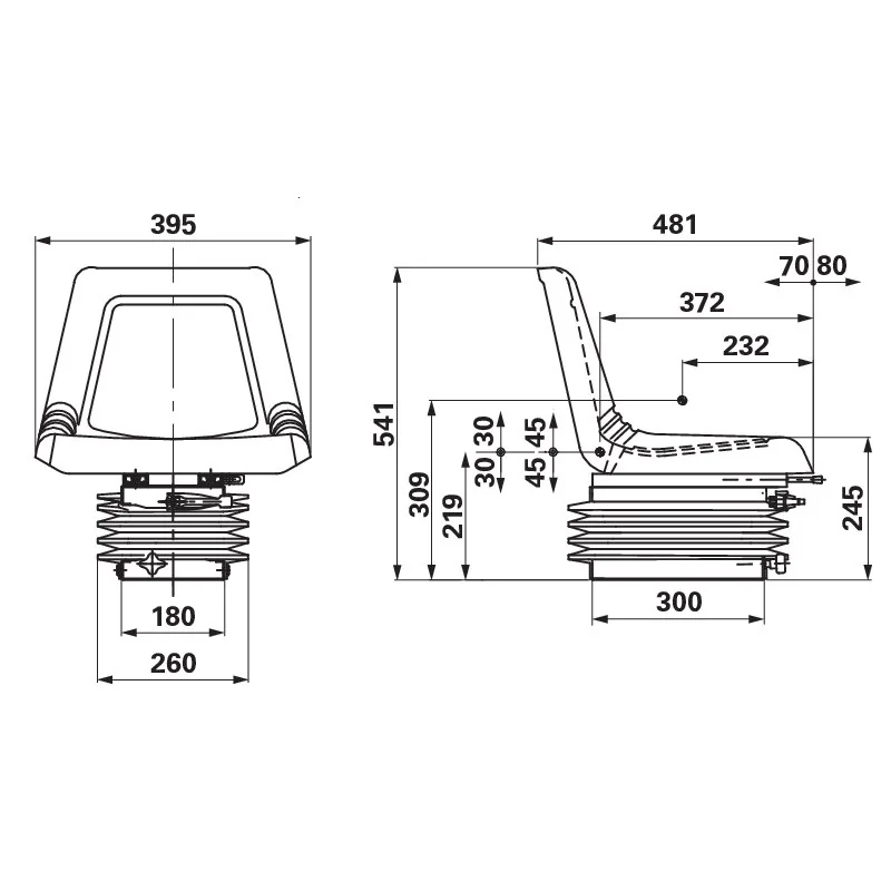 Seat - 580022B - Sedile