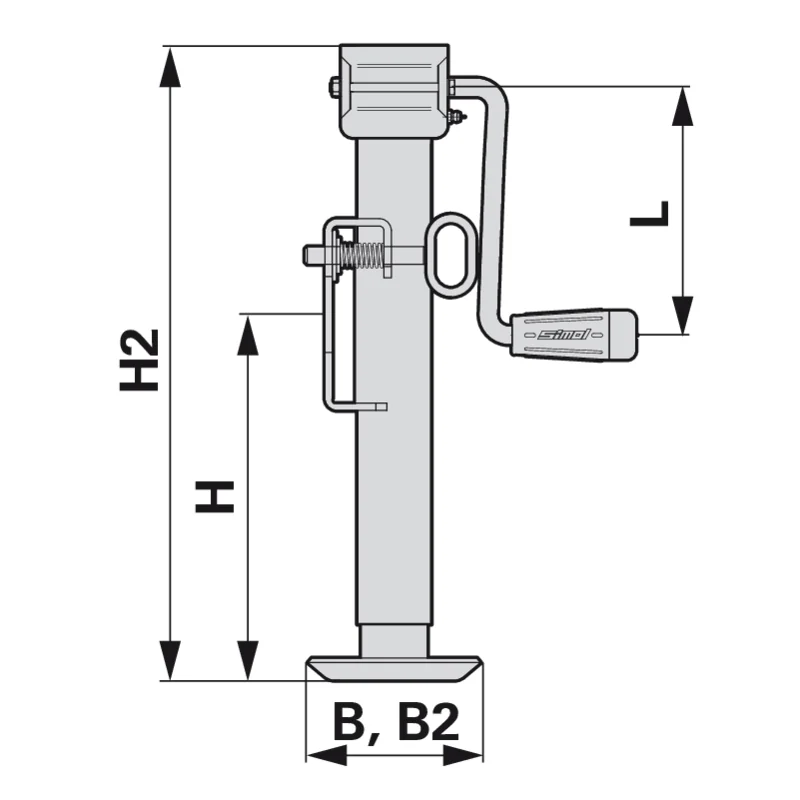 Simol - LF3151 - Supporto di parcheggio