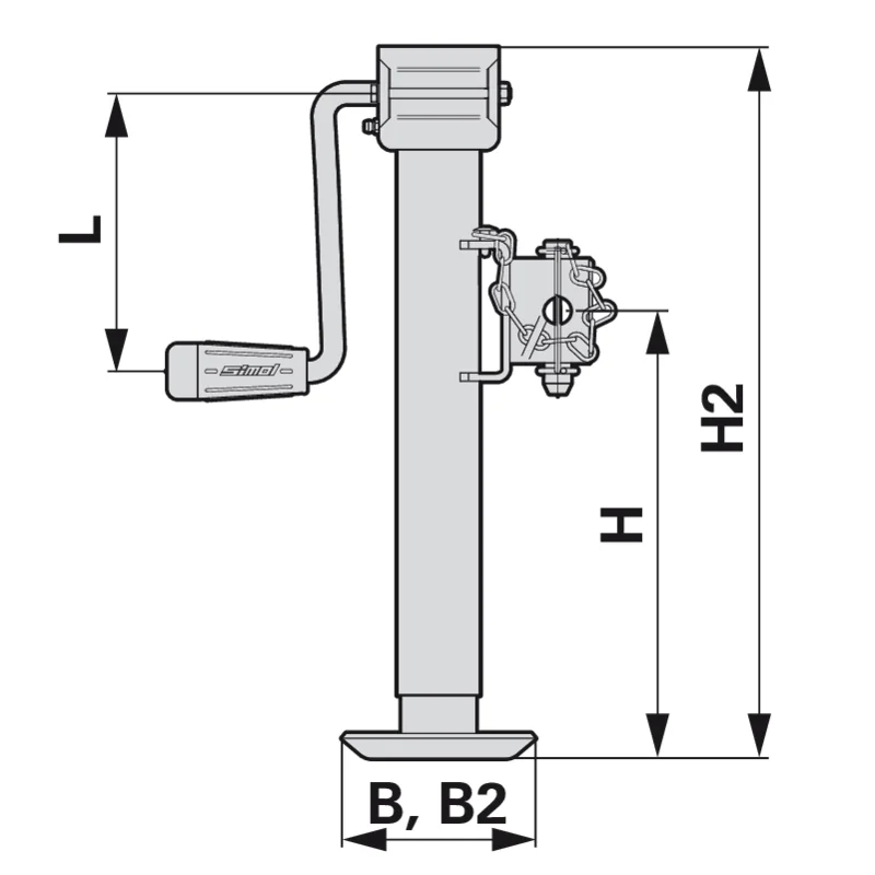 Simol - LT3153 - Supporto di parcheggio