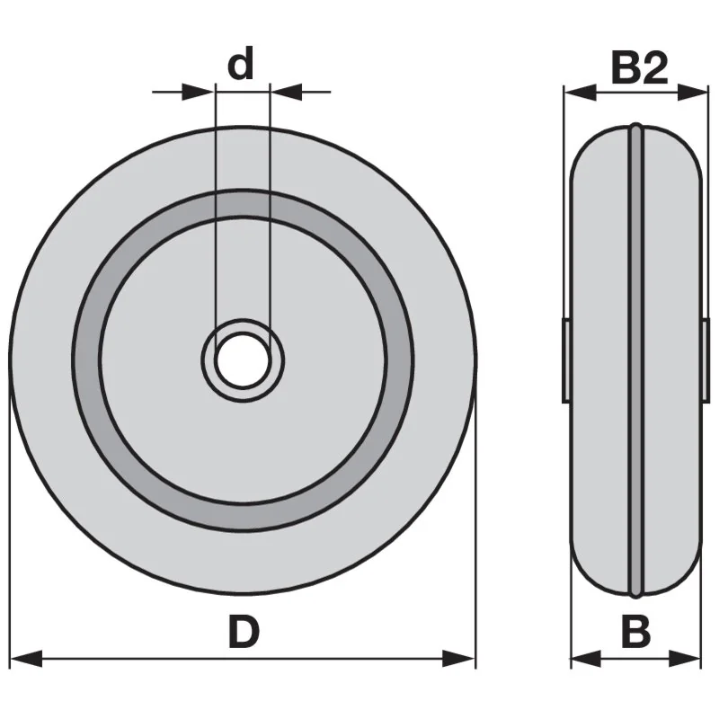 Simol - RRL832 - Ruota in lamiera