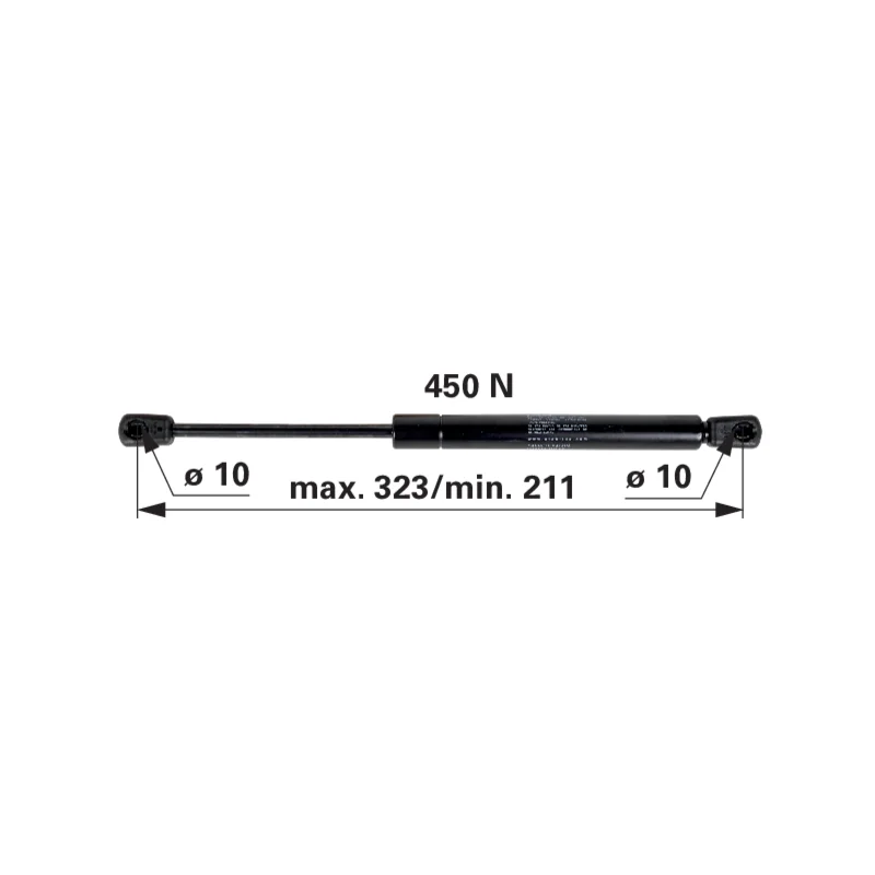 Stabilus - 04416544 - Molla a gas