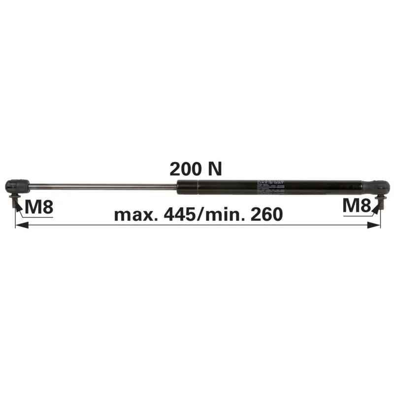 Stabilus - 1-34-471-005 - Molla a gas