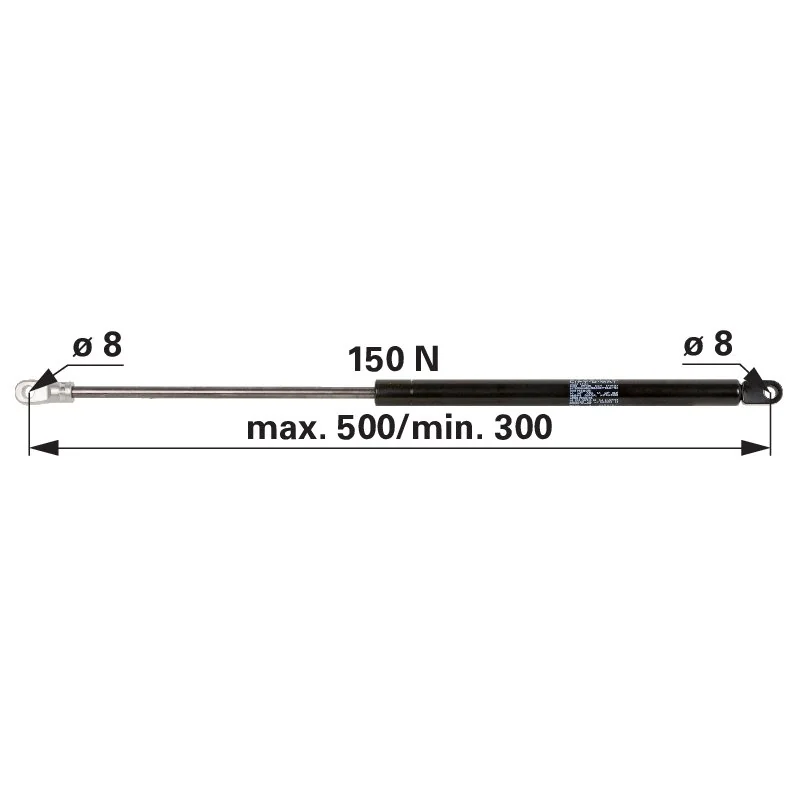 Stabilus - 1-34-701-526 - Molla a gas