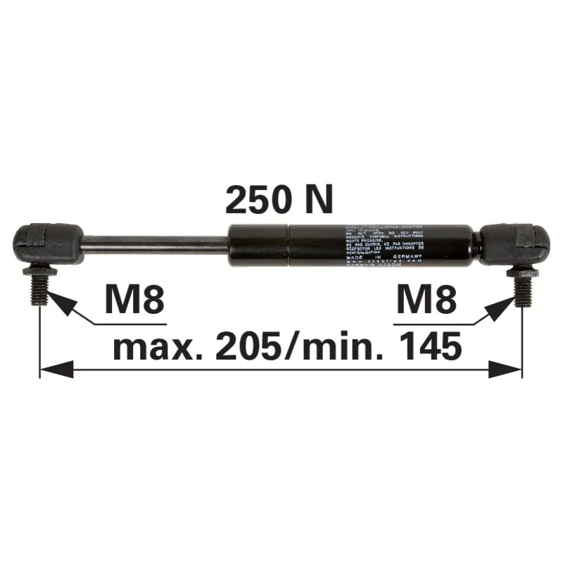 Stabilus - 1-99-976-064 - Molla a gas