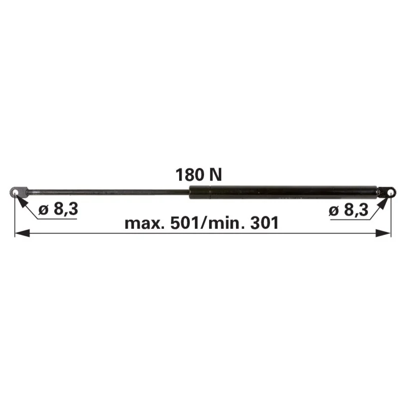 Stabilus - 6-100.20.500 - Molla a gas
