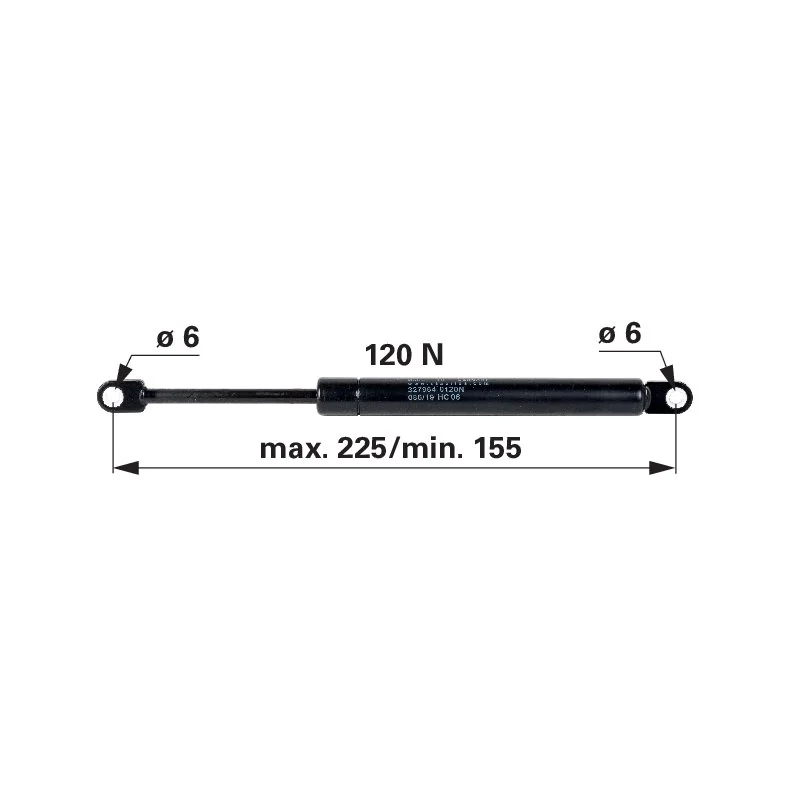 Stabilus - X800420446000 - Molla a gas
