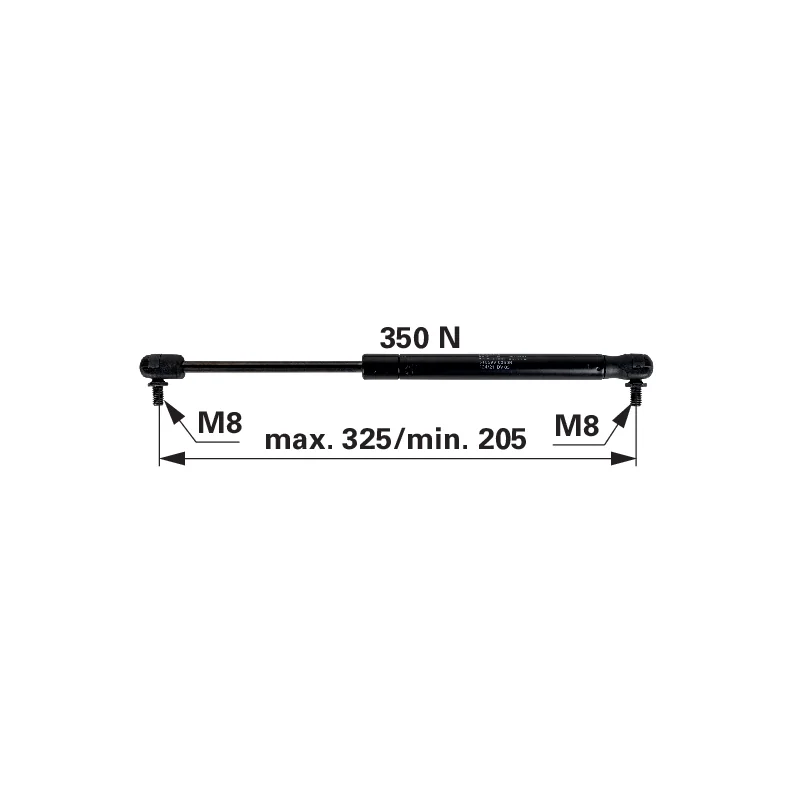 Stabilus - X800420487000 - Molla a gas