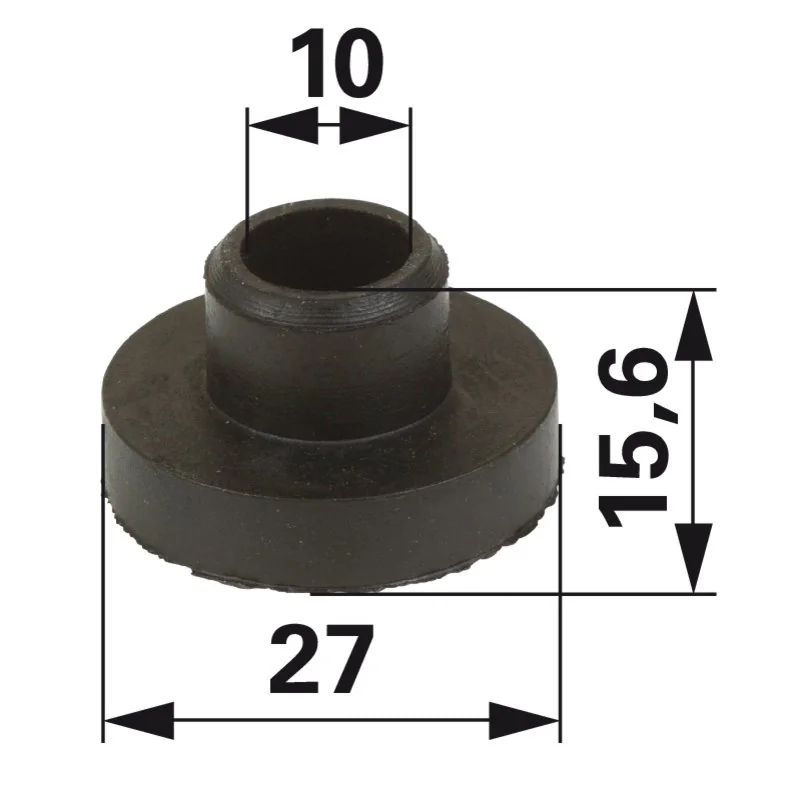 Stiga - 1134-3225-01 - Boccola in gomma