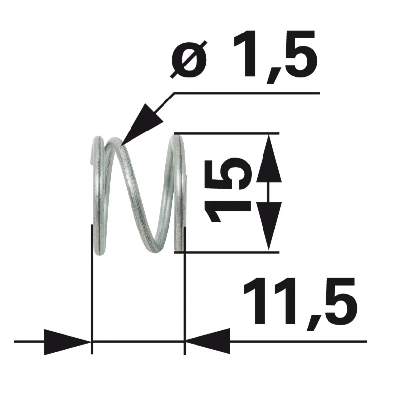 Stiga - 122430210/0 - Molla a compressione