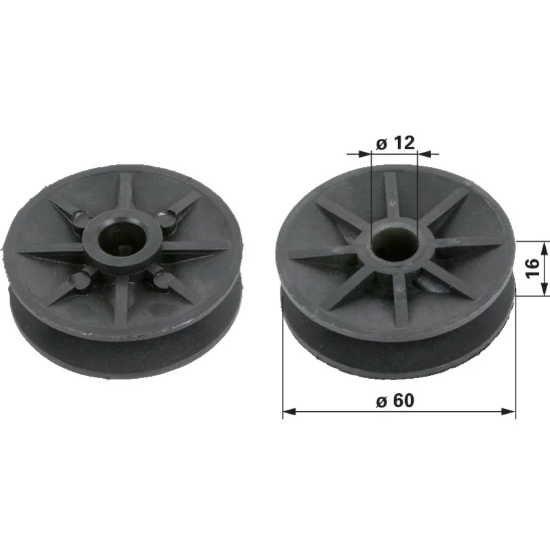 Stiga - 1226019090 - Puleggia cinghia trapezoidale