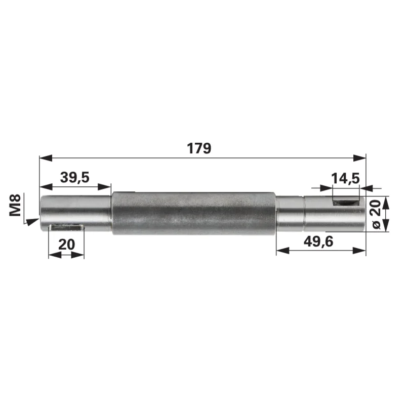 Stiga - 125020803/0 - Albero portalame direzione destra J92