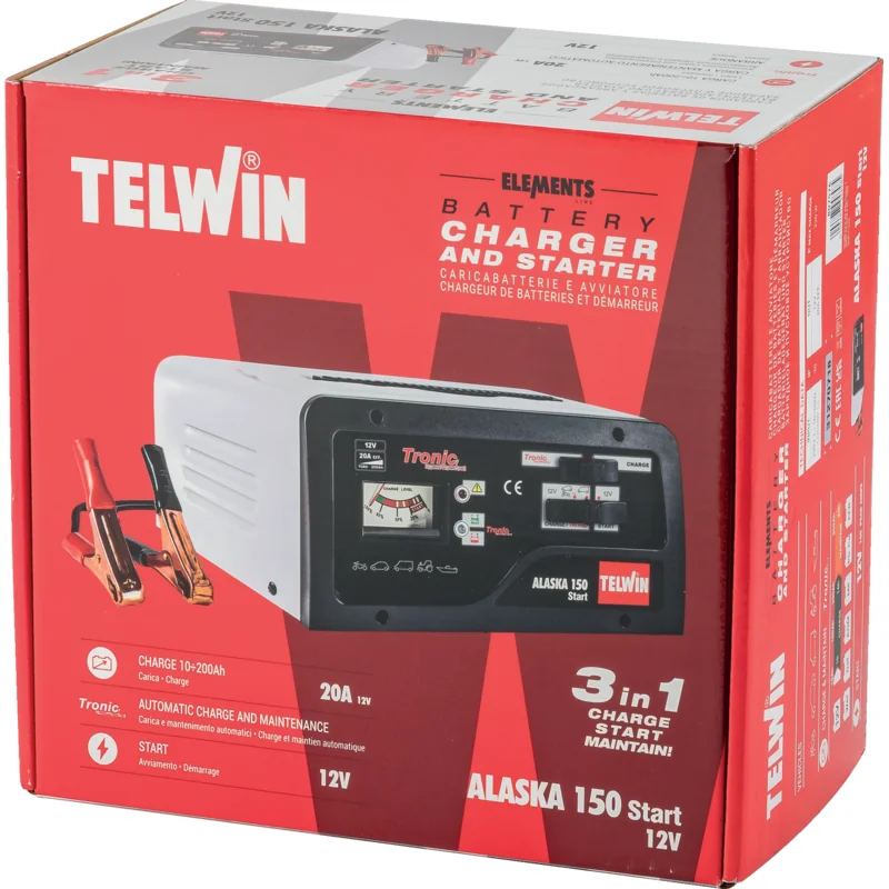 Telwin - 807576 - Caricabatterie-avviatore