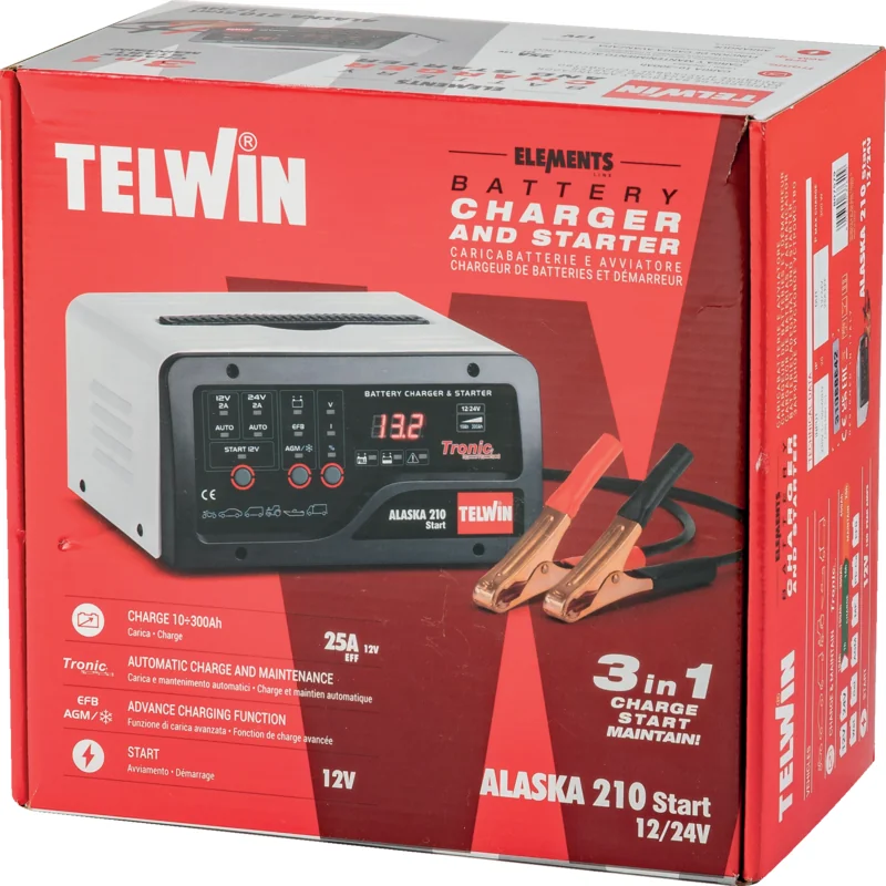 Telwin - 807577 - Caricabatterie-avviatore