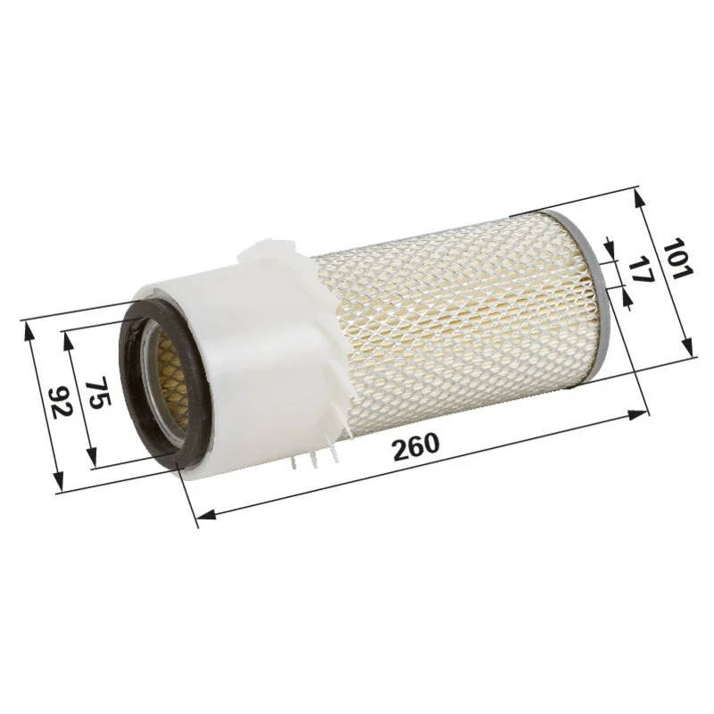 UFI - 2792400 - Cartuccia principale filtro aria
