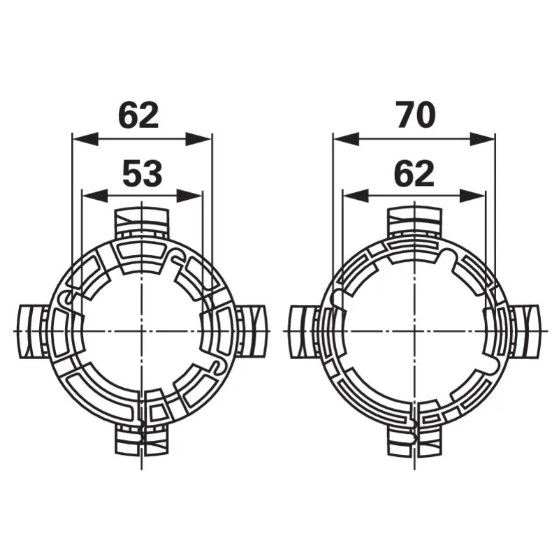 Weasler - 961-3505 - Set anelli di scorrimento