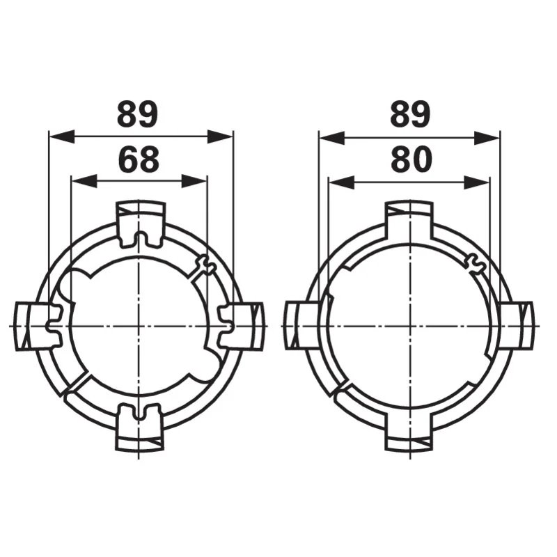 Weasler - 961-4589 - Set anelli di scorrimento