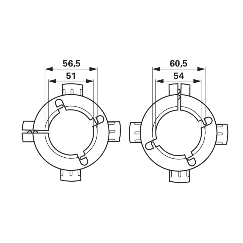 Weasler - 968-0402 - Set anelli di scorrimento